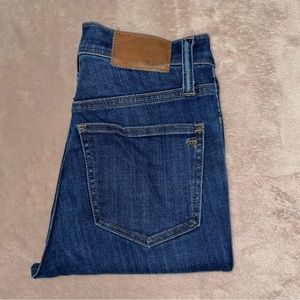 Madewell 10”high rise skinny jean size 24